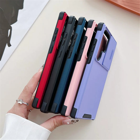 Slide camera lens protection soft silicone shockproof case samsung - product image