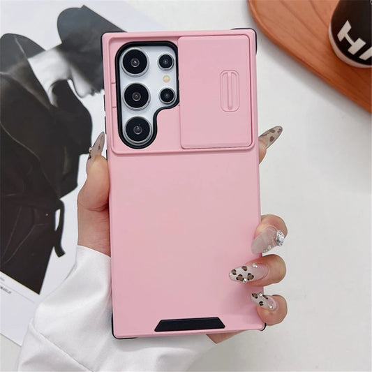 Slide camera lens protection soft silicone shockproof case samsung - product image