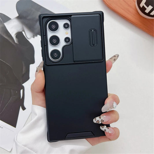 Slide camera lens protection soft silicone shockproof case samsung - product image