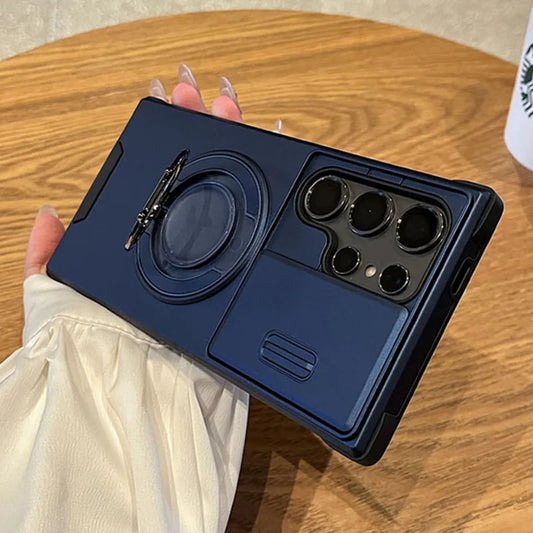 Slide camera protect ring magnetic case samsung - product image