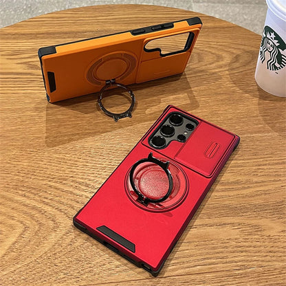 Slide camera protect ring magnetic case samsung - product image