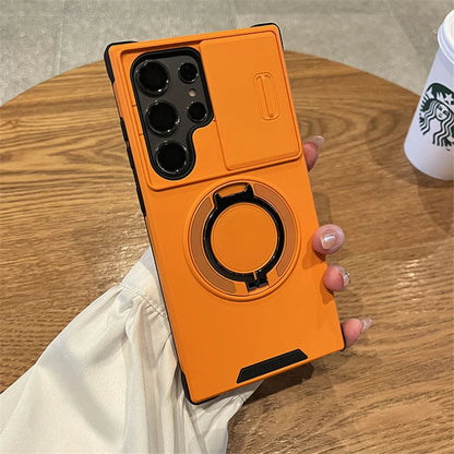 Slide camera protect ring magnetic case samsung - product image