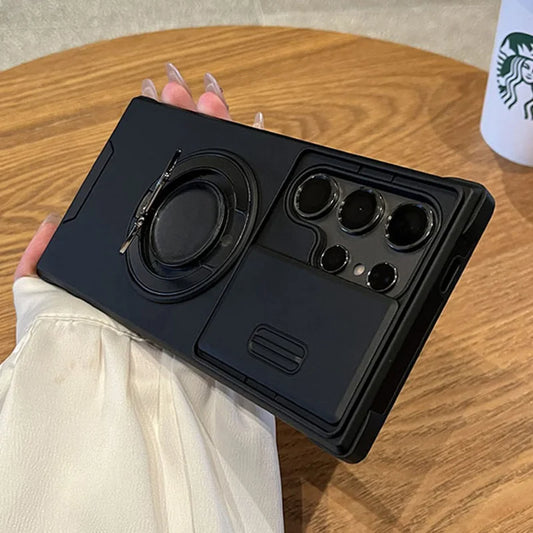 Slide camera protect ring magnetic case samsung - product image