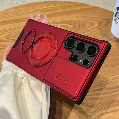 Slide camera protect ring magnetic case samsung - product image