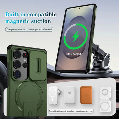 Slide camera protection magnetic stand holder case - product image
