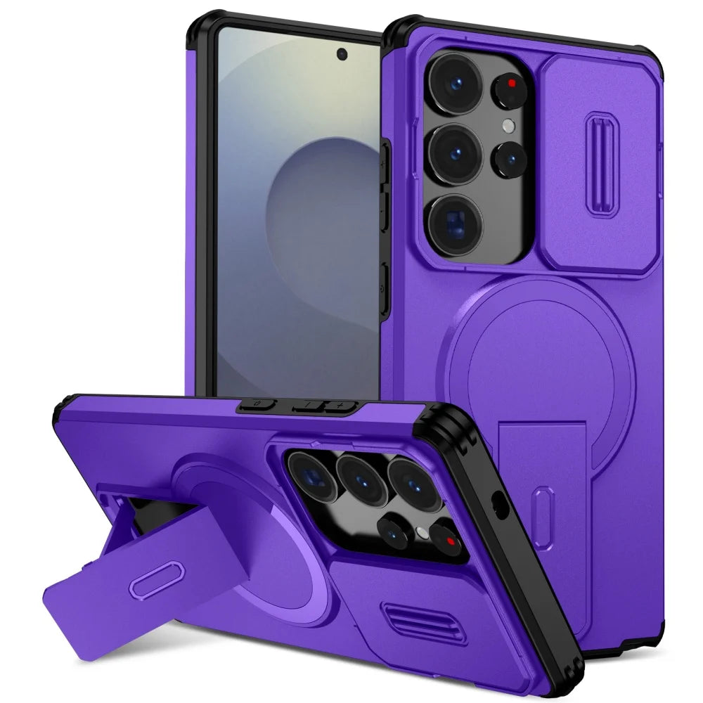 Slide camera protection magnetic stand holder case - product image