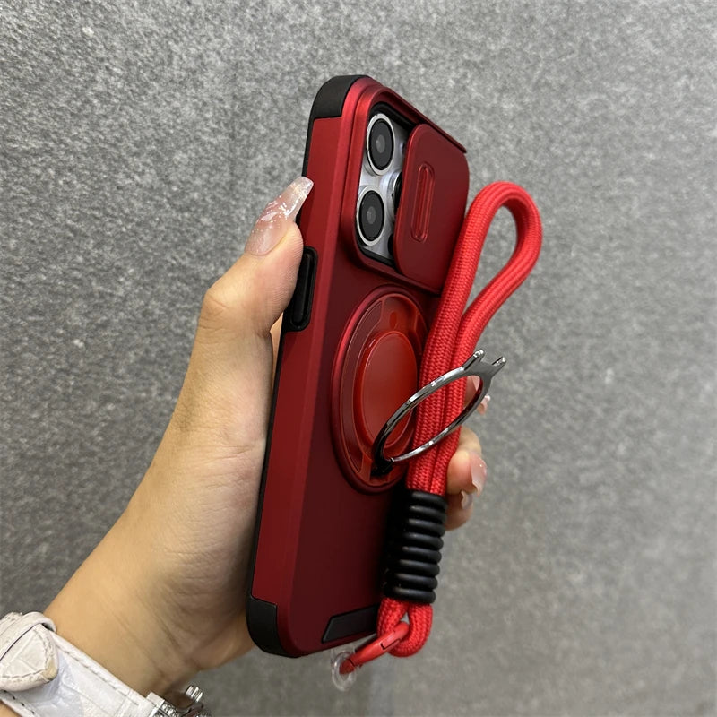 Slide camera protection magnetic wrist strap case - product image
