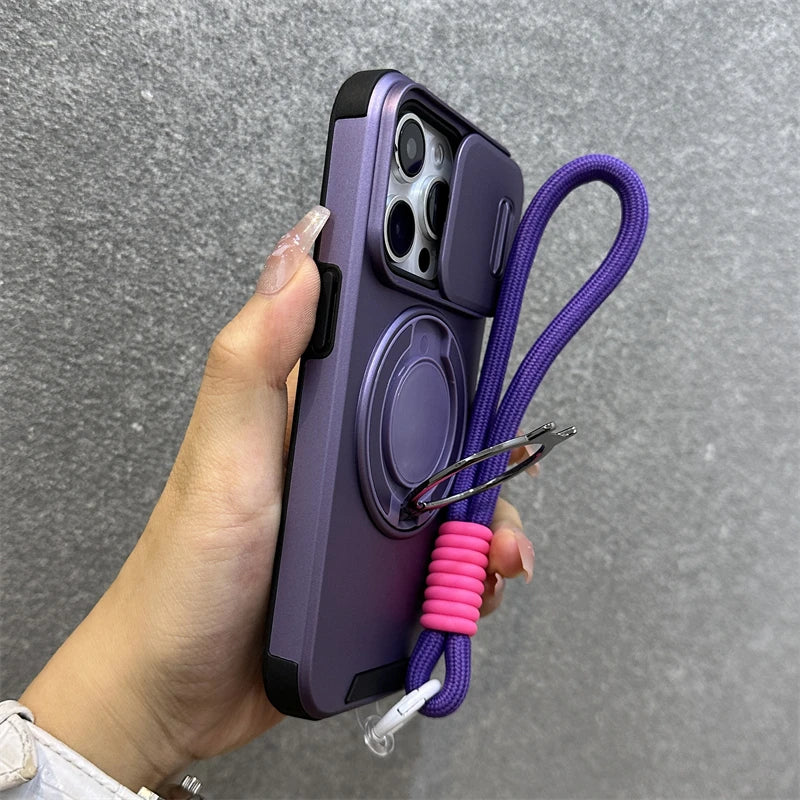 Slide camera protection magnetic wrist strap case - product image