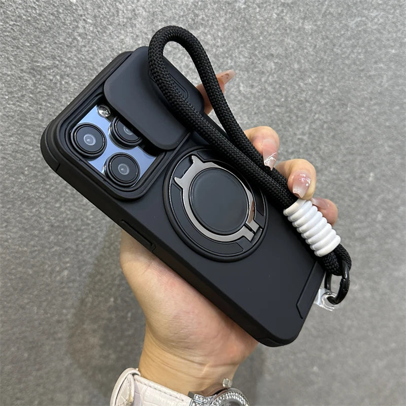 Slide camera protection magnetic wrist strap case - product image