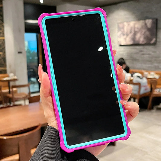 Soft silicone magnetic wireless charging glitter shockproof case - product image