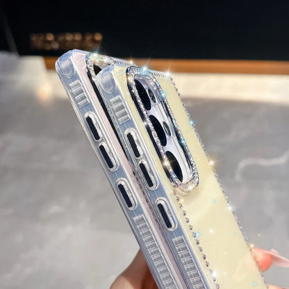 Sparkling diamond rhinestone soft clear case samsung - product image