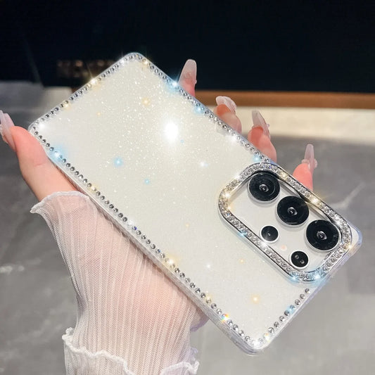 Sparkling diamond rhinestone soft clear case samsung - product image