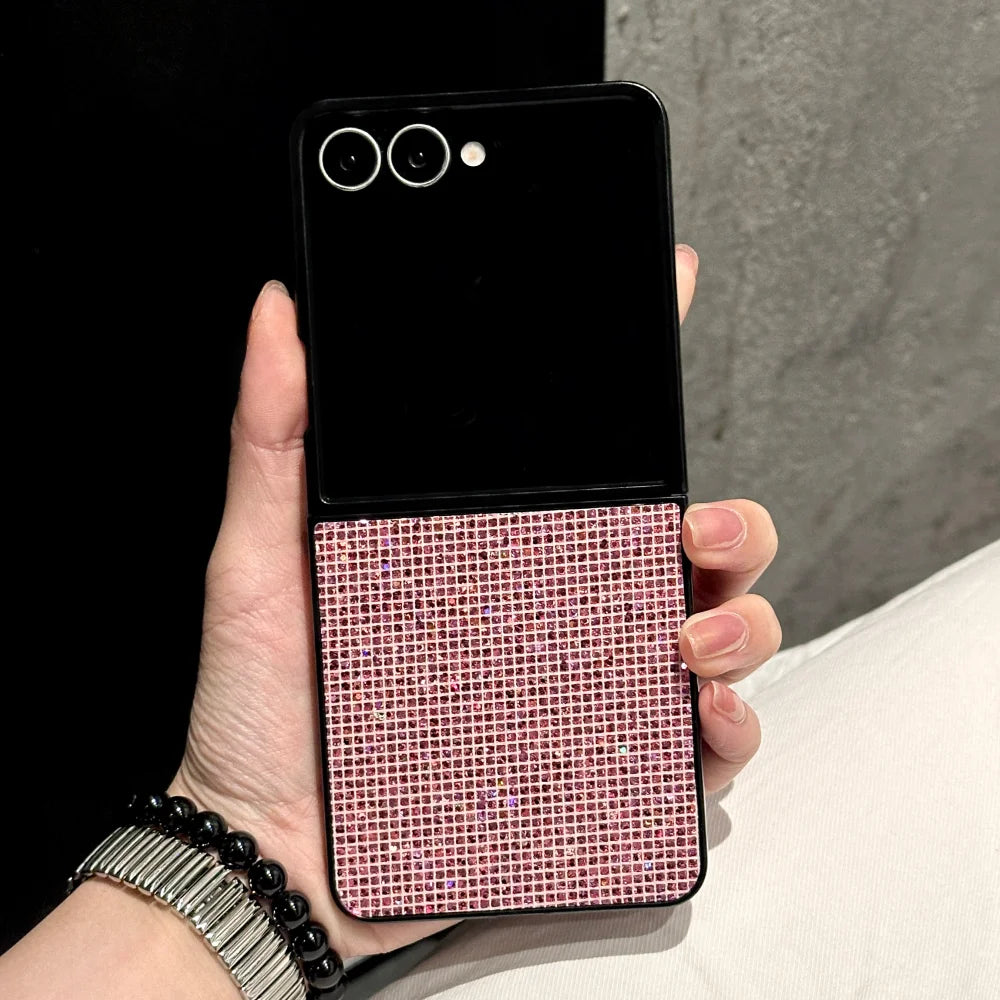 Sparkling diamond rhinestones magnetic case - product image