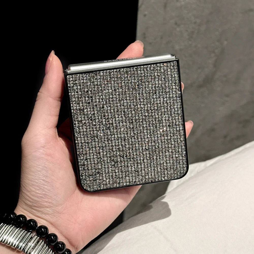 Sparkling diamond rhinestones magnetic case - product image
