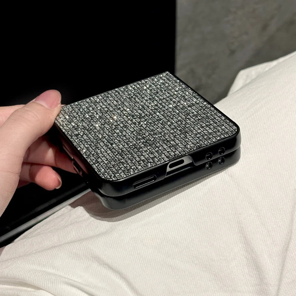 Sparkling diamond rhinestones magnetic case - product image