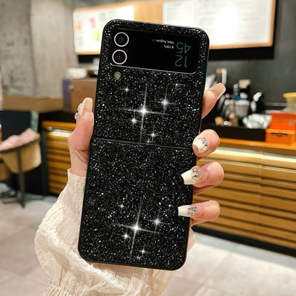 Sparkling diamond rhinestones shockproof soft case samsung z flip - product image