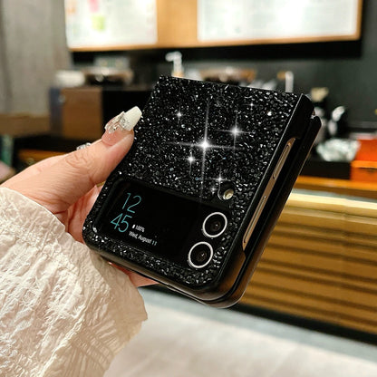 Sparkling diamond rhinestones shockproof soft case samsung z flip - product image