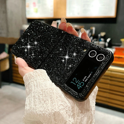 Sparkling diamond rhinestones shockproof soft case samsung z flip - product image