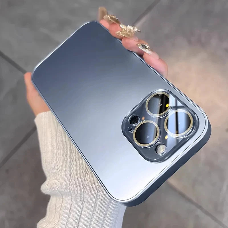 Tempered glass frosted shockproof case - product image