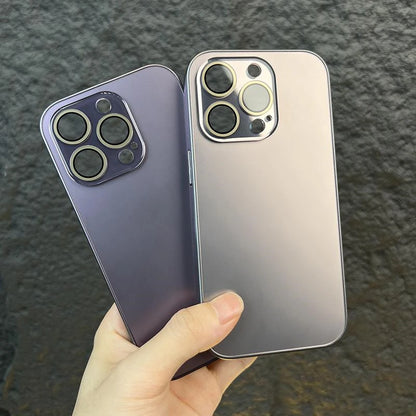 Tempered glass frosted shockproof case - product image