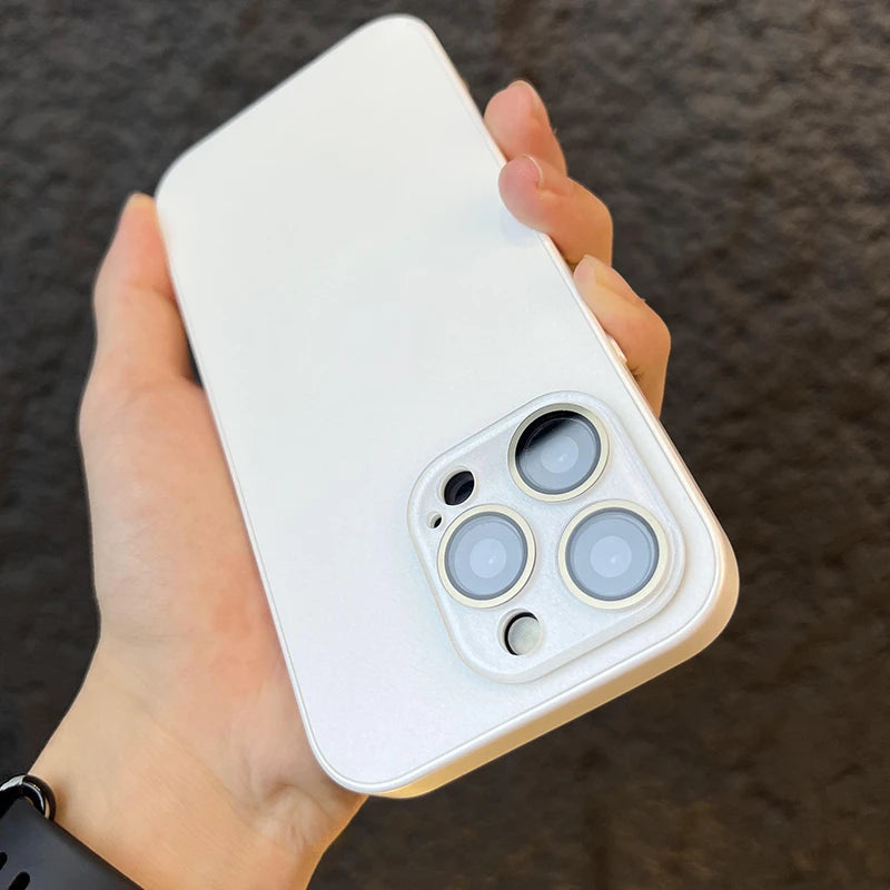 Tempered glass frosted shockproof case - product image