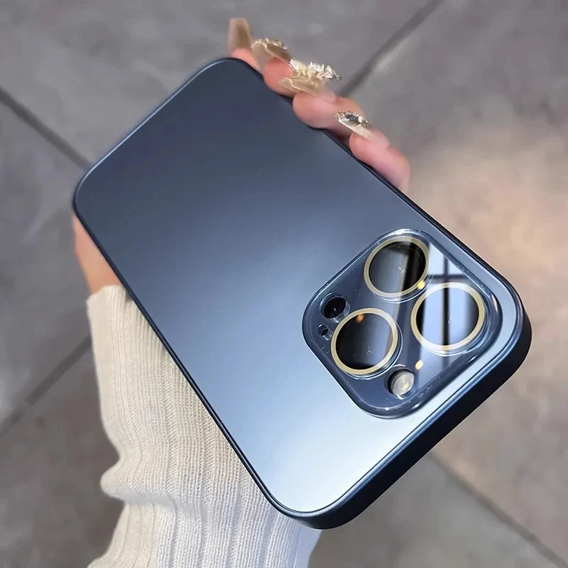 Tempered glass frosted shockproof case - product image