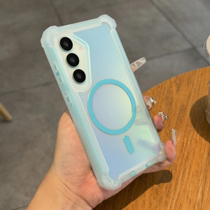 Thickened shockproof magnetic laser armor case samsung - product image