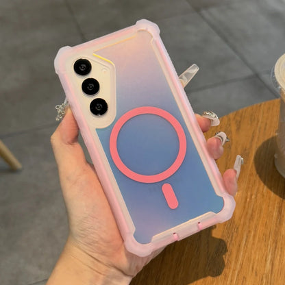 Thickened shockproof magnetic laser armor case samsung - product image