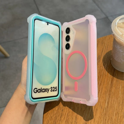 Thickened shockproof magnetic laser armor case samsung - product image