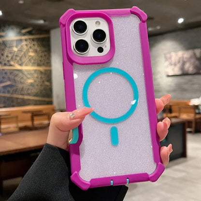 Thickened silicone glitter magnetic case - product image