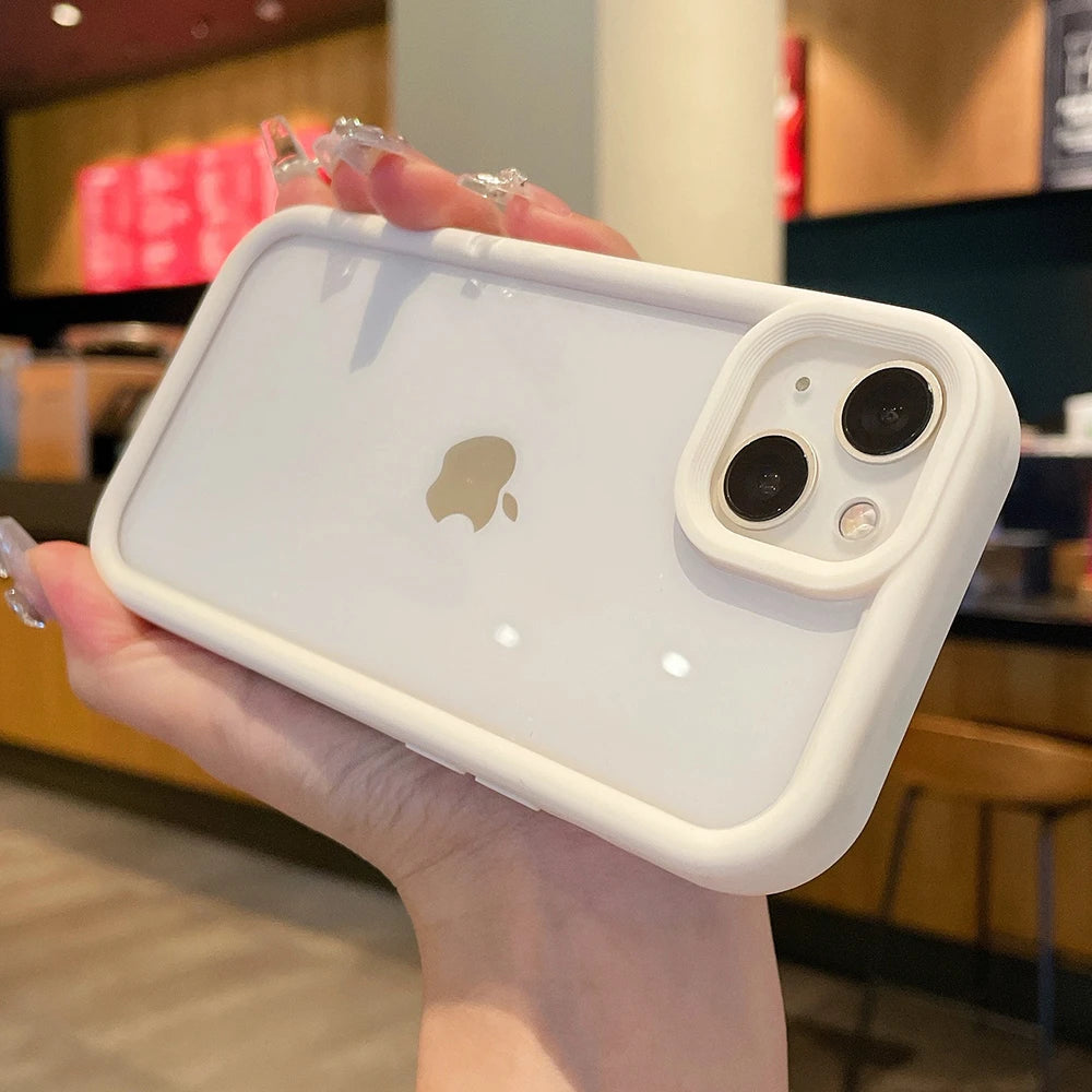 Transparent acrylic hard shockproof case - product image