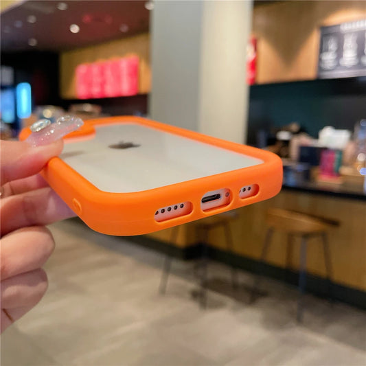 Transparent acrylic hard shockproof case - product image