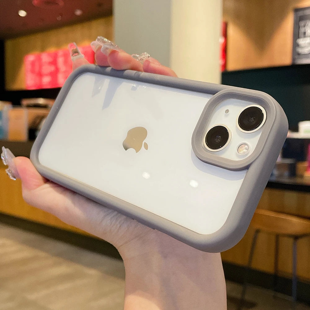 Transparent acrylic hard shockproof case - product image