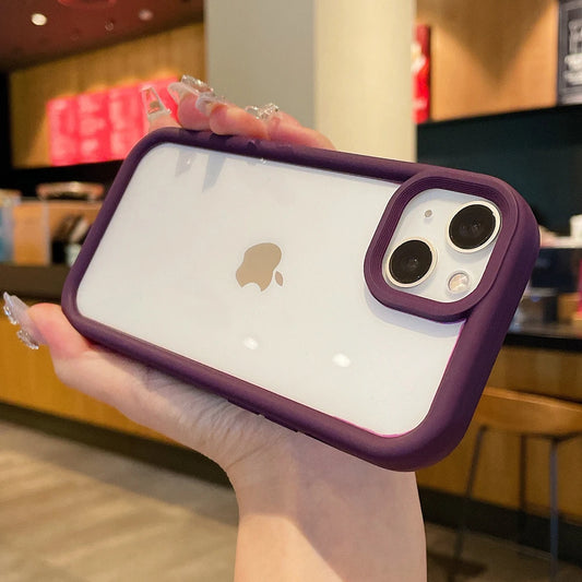 Transparent acrylic hard shockproof case - product image