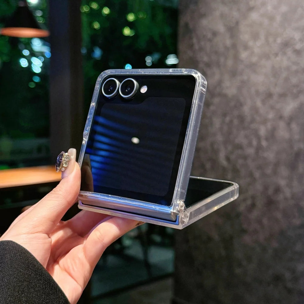 Transparent bling glitter magnetic soft bumper case - product image