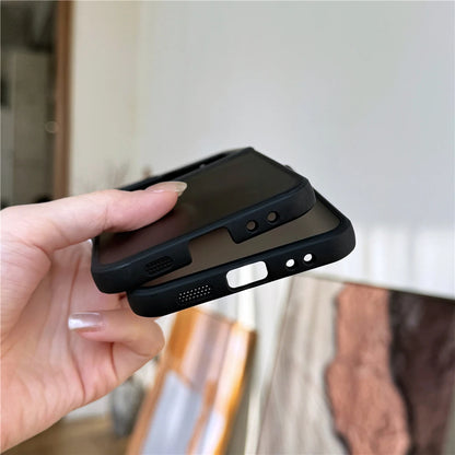 Transparent frosted matte shockproof acrylic hybrid case z flip - product image