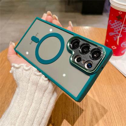 Transparent magnetic camera protection wireless case samsung - product image