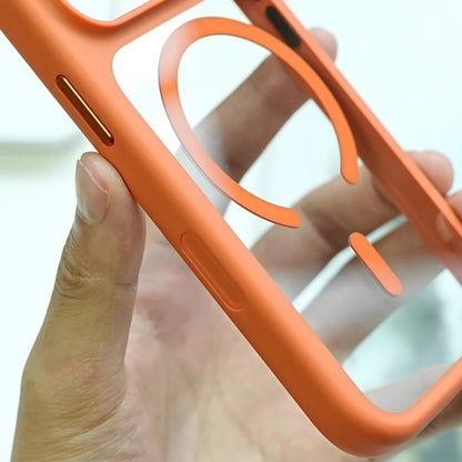 Transparent magnetic shockproof soft bumper case - product image