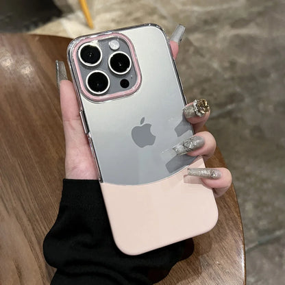 Transparent splice color removable shockproof case - product image