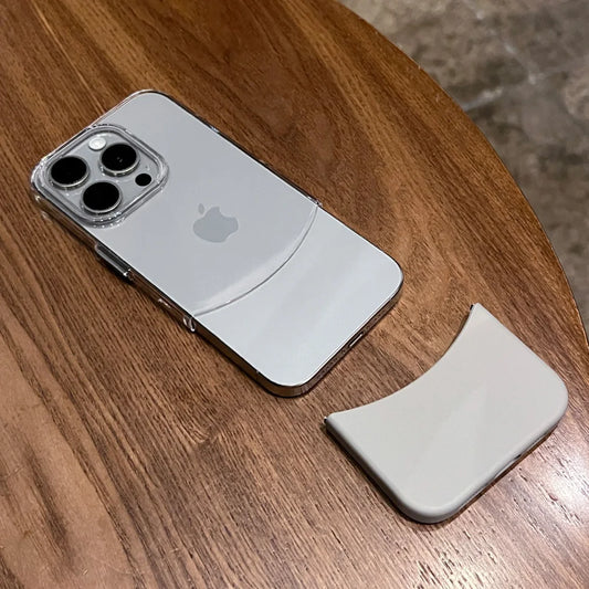 Transparent splice color removable shockproof case - product image