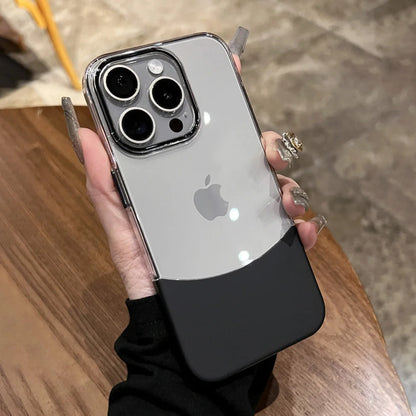 Transparent splice color removable shockproof case - product image