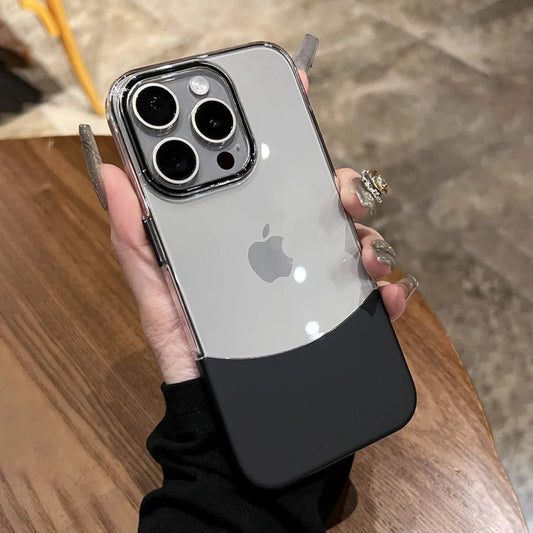 Transparent splice color removable shockproof case - product image