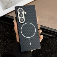 Ultra Thin Carbon Fiber Magnetic Shockproof Case Samsung Fold
