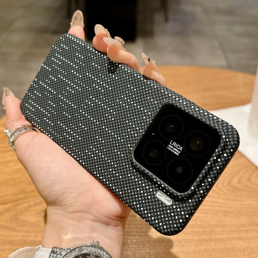 Ultra thin carbon fiber magnetic shockproof case with wireless charge - product image