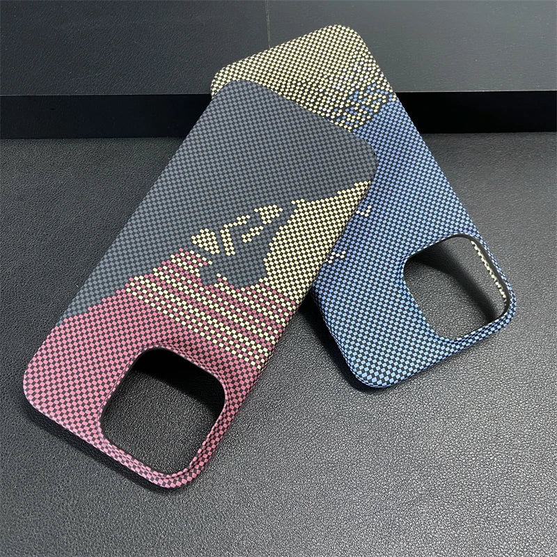 Ultra thin carbon fiber texture frosted shockproof case - product image