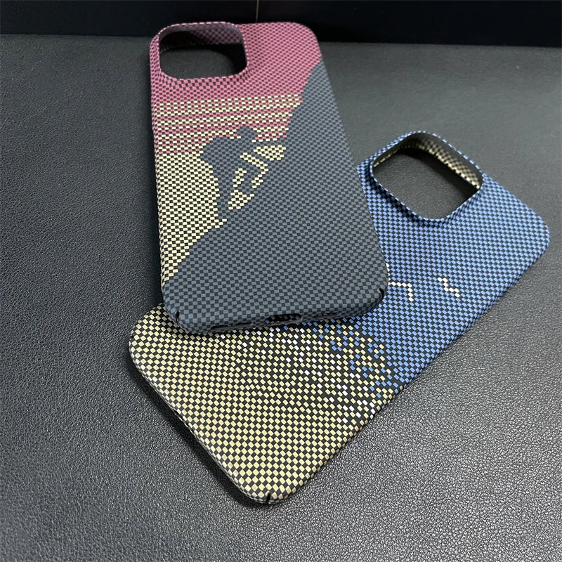 Ultra thin carbon fiber texture frosted shockproof case - product image