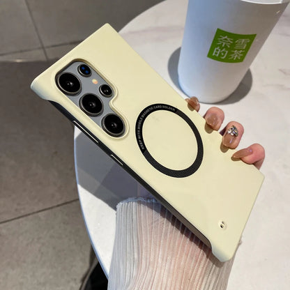 Ultra thin hard pc magnetic frameless case samsung - product image