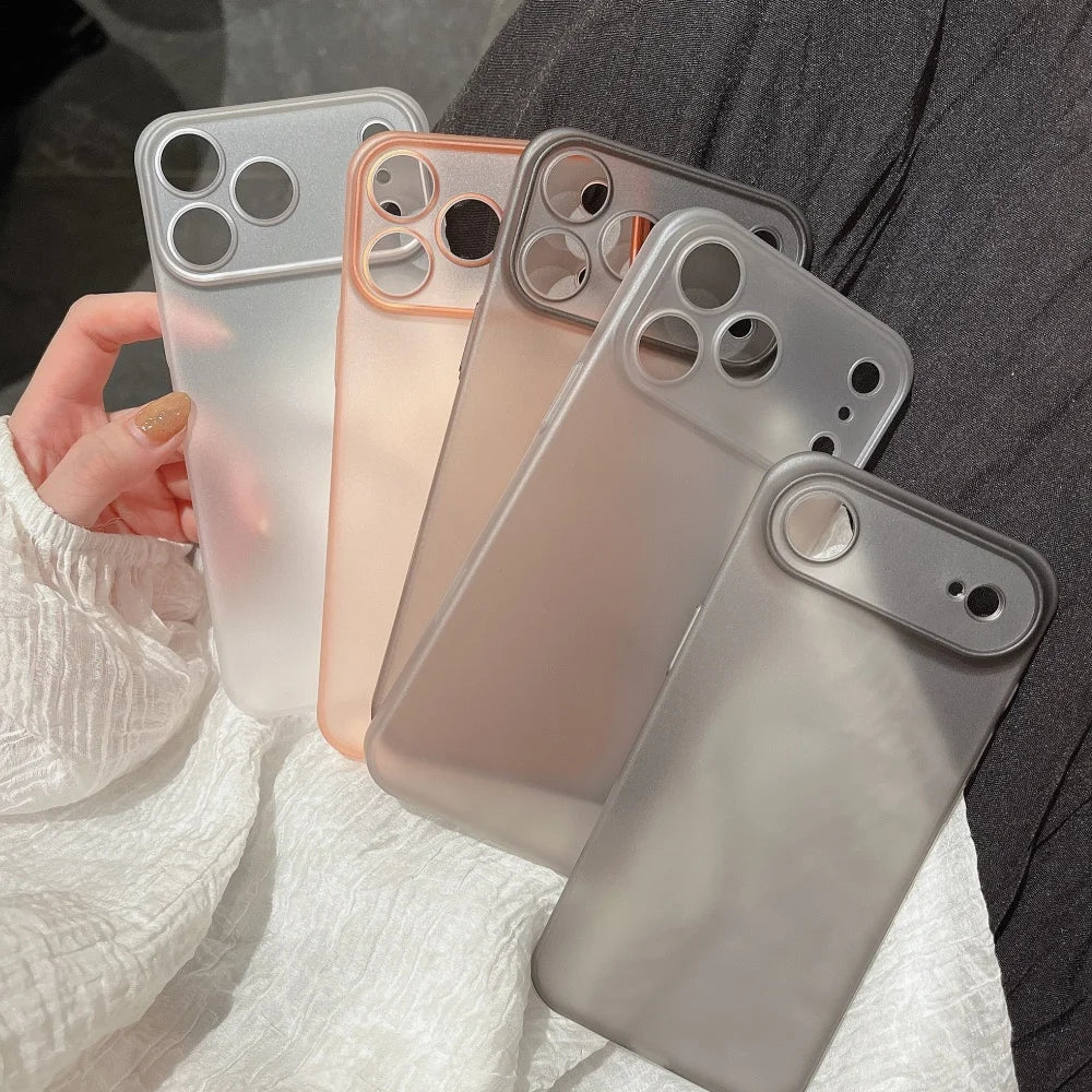 Ultra thin matte frosted camera protection case - product image