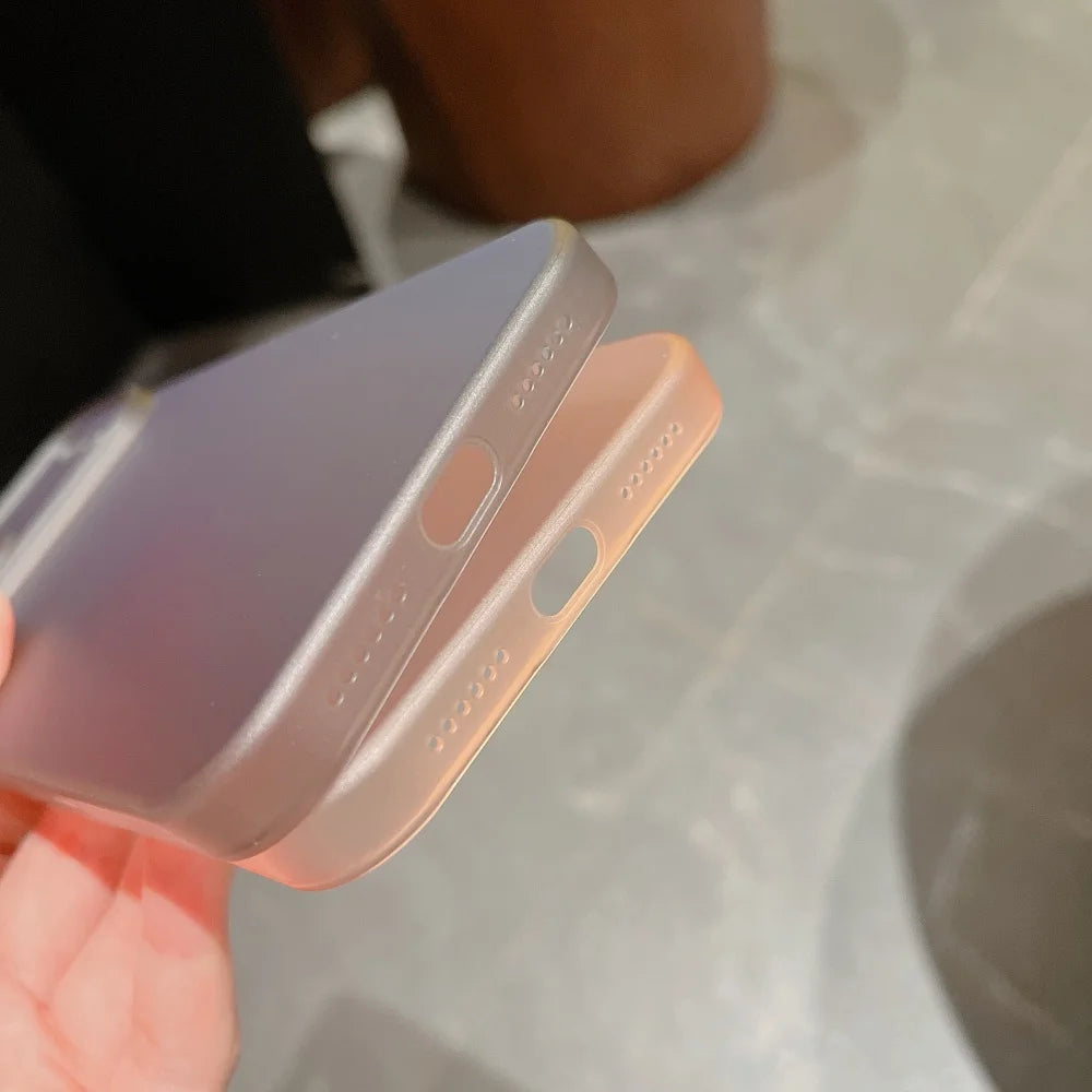 Ultra thin matte frosted camera protection case - product image