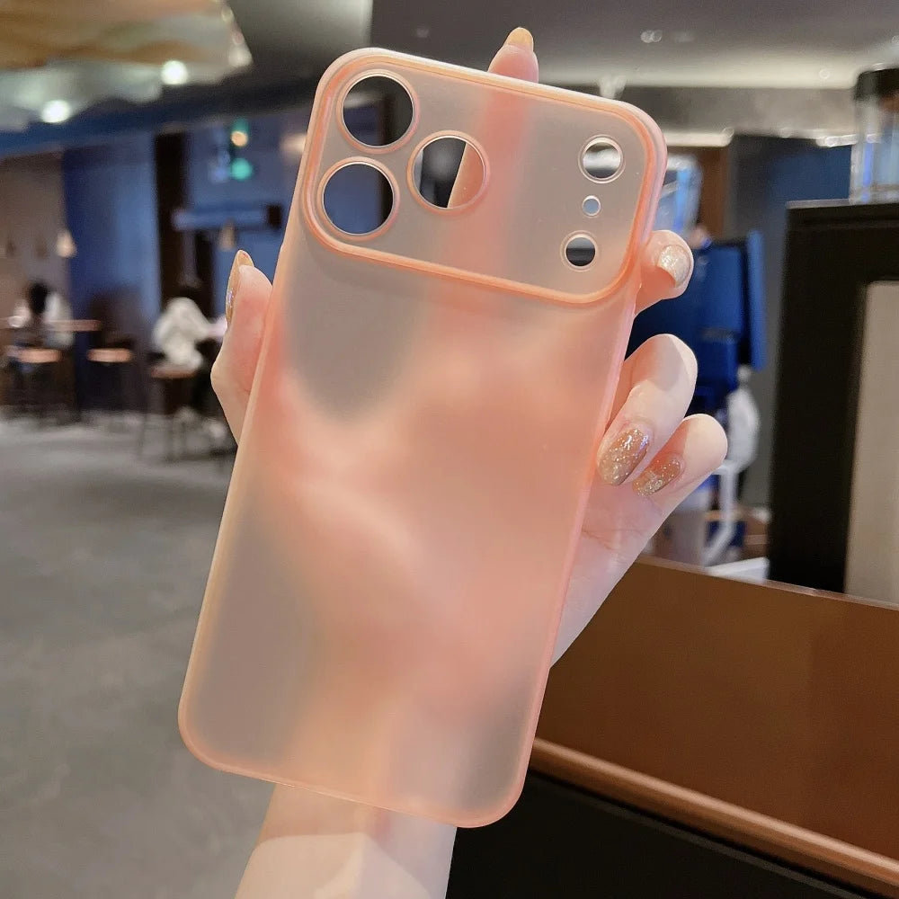 Ultra thin matte frosted camera protection case - product image